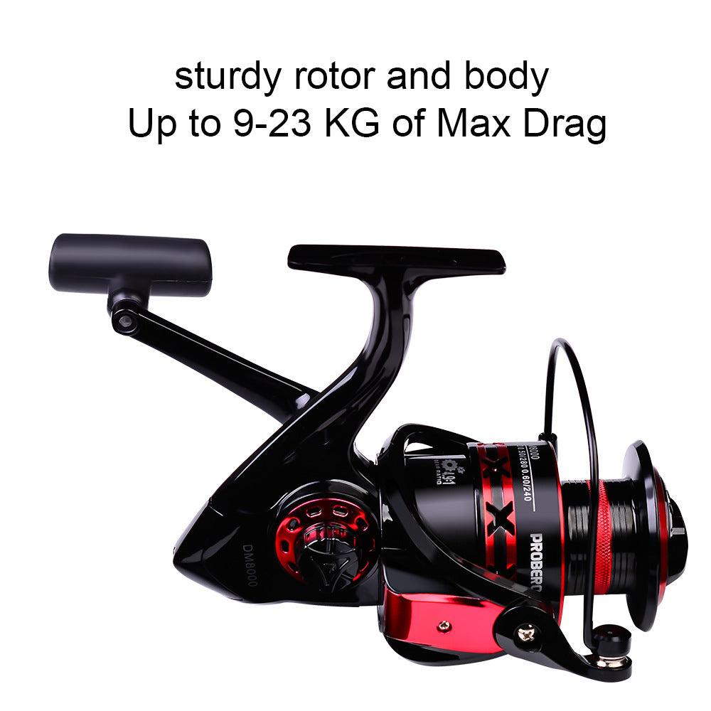PROBEROS Long Cast Spinning Reel – Powerful 11-21KG Drag for Freshwater & Saltwater Fishing