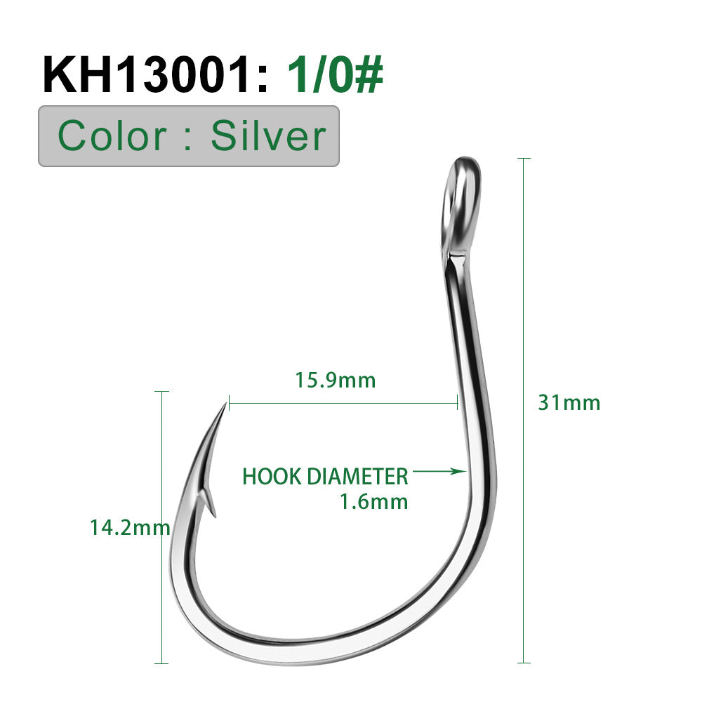 60PCS Baitholder Fishing Hooks Assortment – High Carbon Steel Hooks for Freshwater & Saltwater Fishing