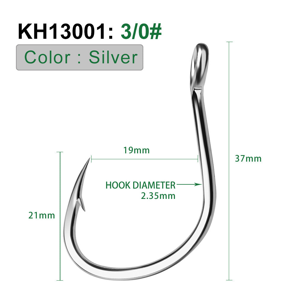 60PCS Baitholder Fishing Hooks Assortment – High Carbon Steel Hooks for Freshwater & Saltwater Fishing