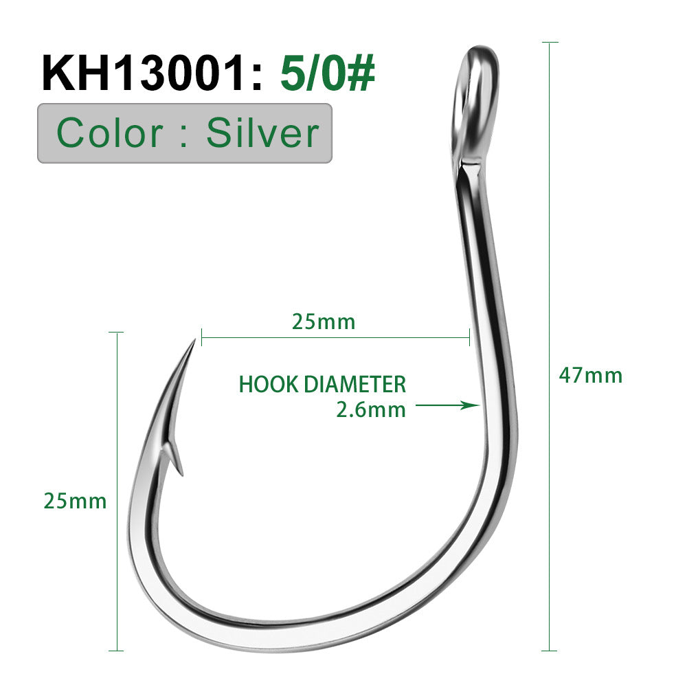 60PCS Baitholder Fishing Hooks Assortment – High Carbon Steel Hooks for Freshwater & Saltwater Fishing